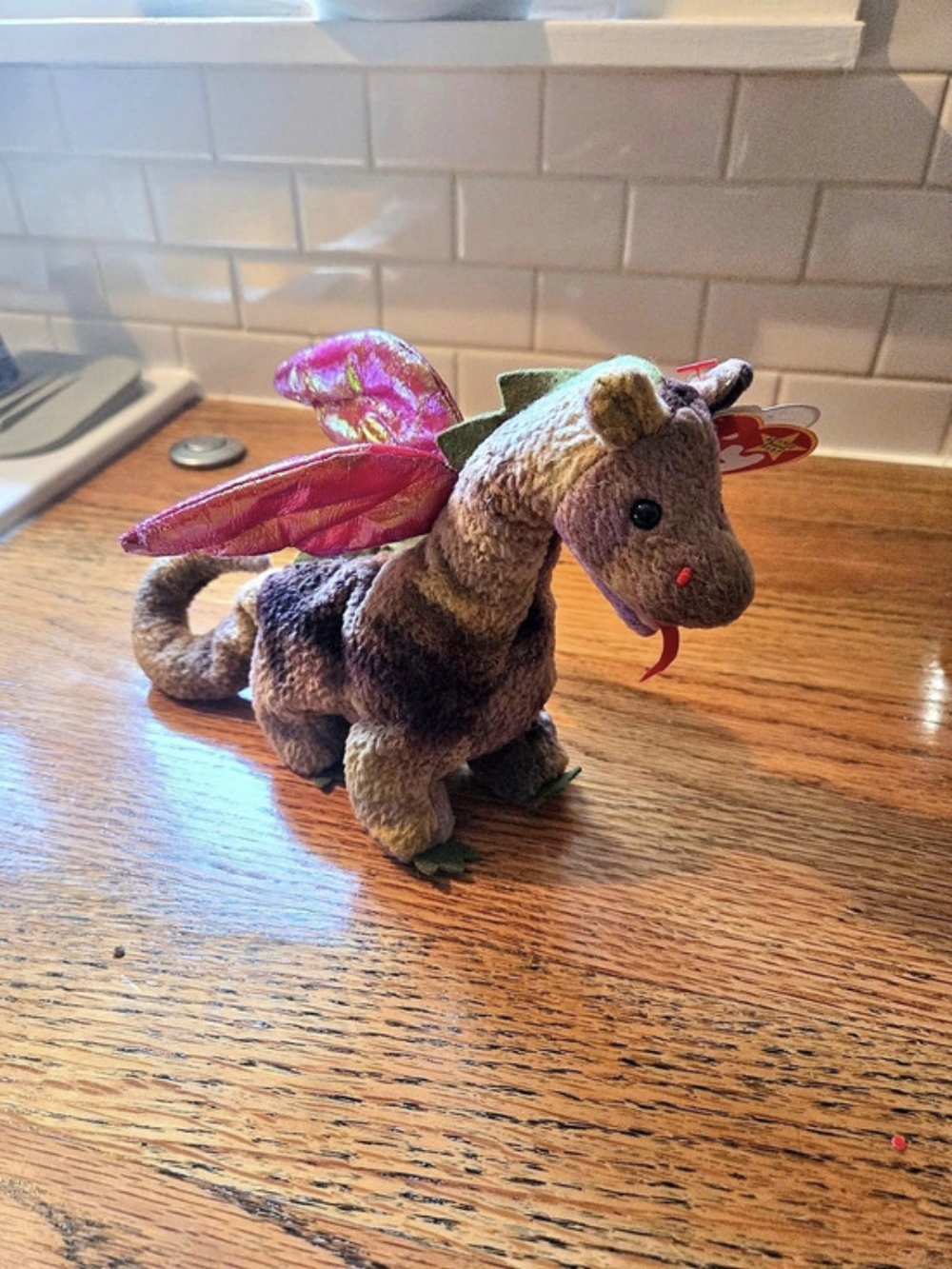 Ty Scorch Beanie Baby Dragon Plush